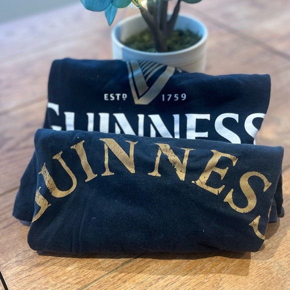 2 Vintage Guinness t-shirts! Medium Black (bundle of two) - Picture 2 of 7